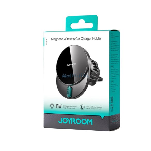 Joyroom JR-ZS409 MagSafe-kompatibilis vezeték nélküli autós töltő 15W - fekete