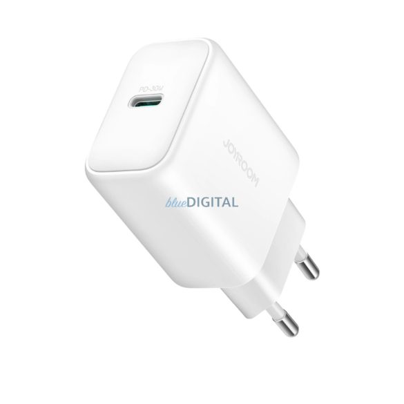 Joyroom JR-TCF24 hálózati töltő 1xUSB-C csatlakozással 30W PD QC - fehér