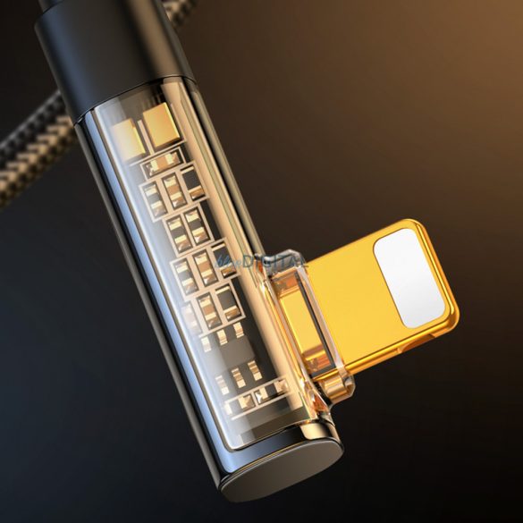 Joyroom Lightning - USB kábel gyorstöltéshez és adatátvitelhez 2,4A 1,2 m fekete (S-UL012A6)