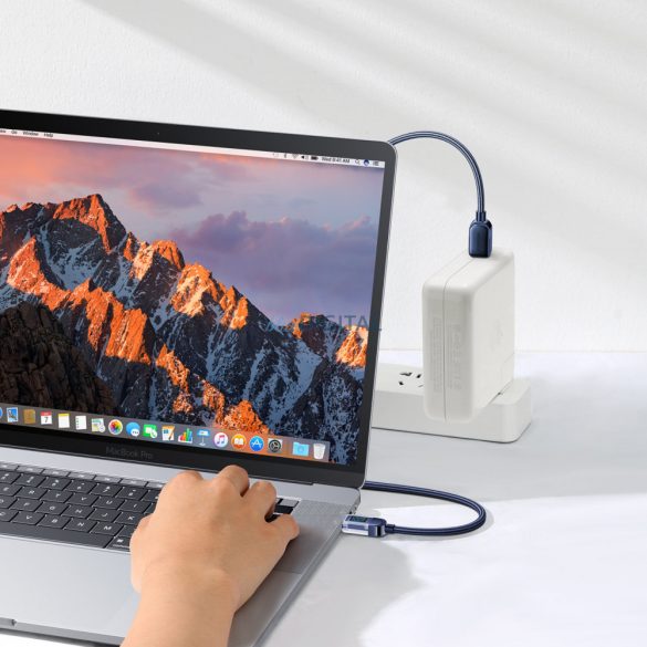 Joyroom USB C - USB C 100W kábel gyorstöltéshez és adatátvitelhez 1,2 m kék (S-CC100A4)