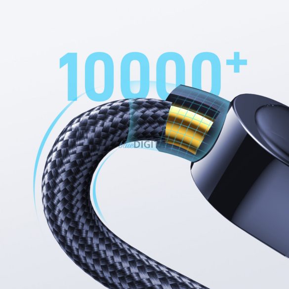 Joyroom USB C - USB C 100W kábel gyorstöltéshez és adatátvitelhez 1,2 m kék (S-CC100A4)