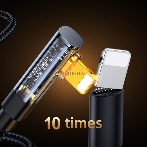 Joyroom Lightning kábel - USB C gyorstöltéshez és adatátvitelhez 20W 1,2 m fekete (S-CL020A6)