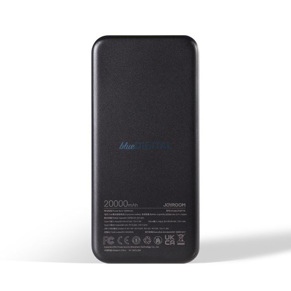 Joyroom powerbank 20000mAh Dazzling Series 22.5W fekete (QP195)