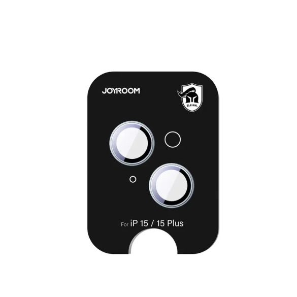 Joyroom JR-MFY0250 kamera lencse védő fólia kék szegéllyel iPhone 15/15 Plus
