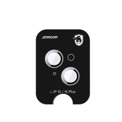   Joyroom JR-MFY0251 kamera lencse védő fólia sárga szegéllyel iPhone 15/15 Plus