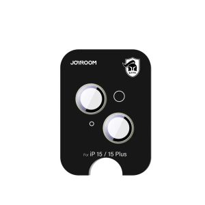 Joyroom JR-MFY0251 kamera lencse védő fólia sárga szegéllyel iPhone 15/15 Plus