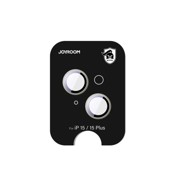 Joyroom JR-MFY0251 kamera lencse védő fólia sárga szegéllyel iPhone 15/15 Plus