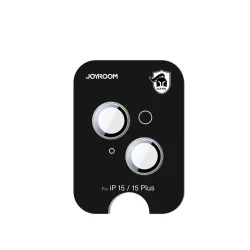   Joyroom JR-MFY0252 kamera lencse védő fólia zöld szegéllyel iPhone 15/15 Plus