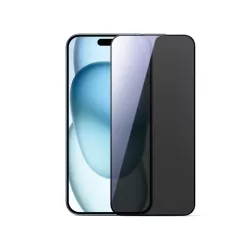   Joyroom JR-MLG0282 2.5D porálló betekintésvédett edzett üveg fekete szegéllyel iPhone 15 Plus/16 Plus