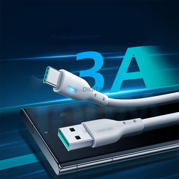 USB kábel - USB C 3A 1,2m Joyroom S-UC027A13 - fehér