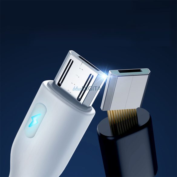 USB kábel - micro USB 2.4A 1.2m Joyroom S-UM018A13 - fehér