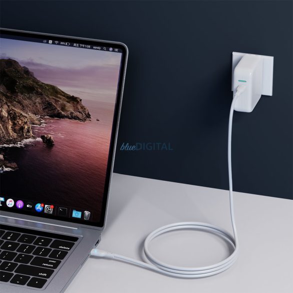 USB C - USB C kábel 100W 1.2m Joyroom S-CC100A13 - fehér