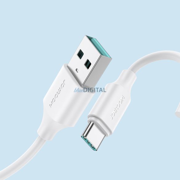 Joyroom USB töltő / adatkábel - USB Type C 3A 1m fehér (S-UC027A9)