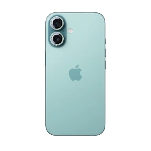 Joyroom JR-MSJ0274 kamera lencse védő fólia zöld szegéllyel iPhone 16/16 Plus