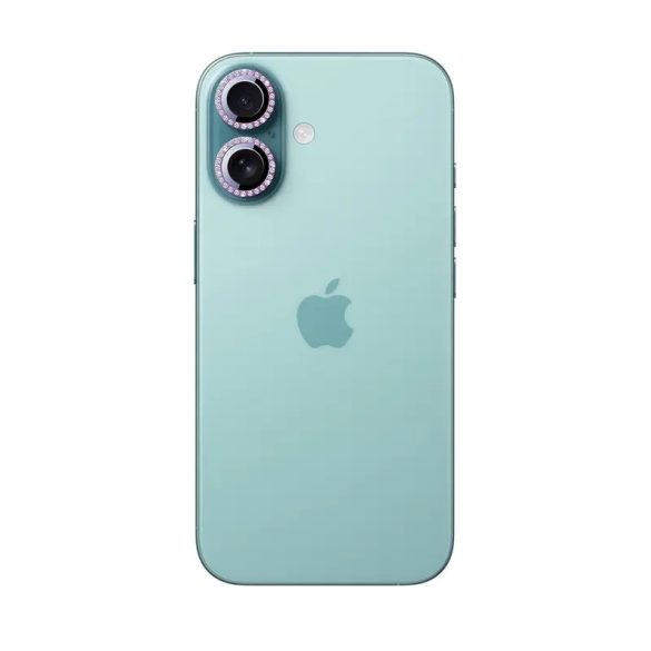 Joyroom JR-MSJ0275 kamera lencse védő fólia rózsaszín szegéllyel iPhone 16/16 Plus