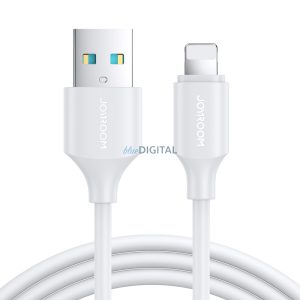 Joyroom USB töltő / adatkábel - Lightning 2.4A 1m Fehér (S-UL012A9)