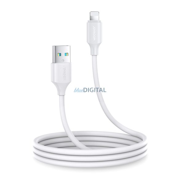 Joyroom USB töltő / adatkábel - Lightning 2.4A 1m Fehér (S-UL012A9)