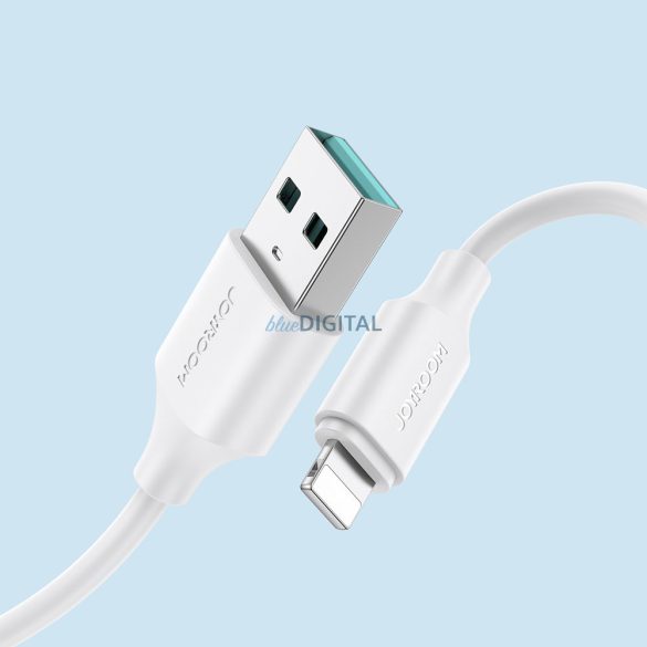 Joyroom USB töltő / adatkábel - Lightning 2.4A 1m Fehér (S-UL012A9)