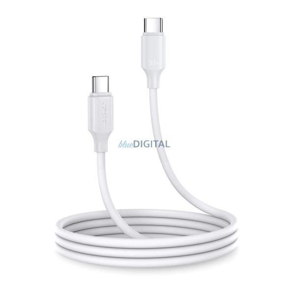 Joyroom kábel USB-C - USB-C 480Mb/s 60W 1m fehér (S-CC060A9)