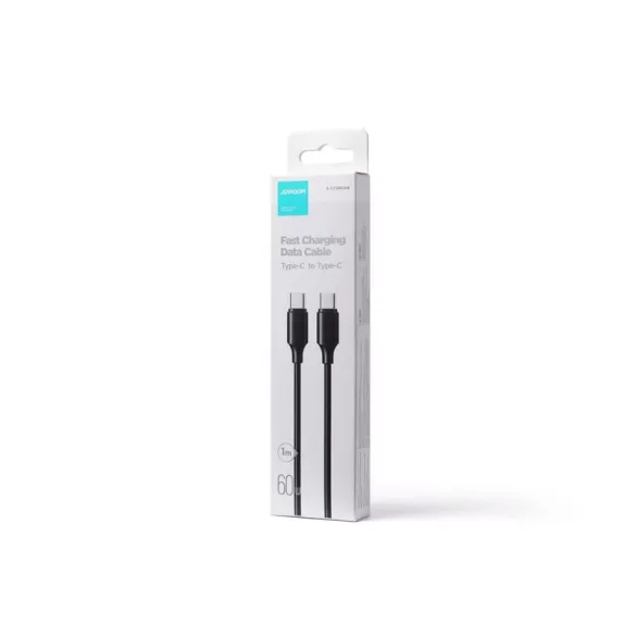 Joyroom kábel USB-C - USB-C 480Mb/s 60W 1m fekete (S-CC060A9)
