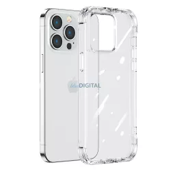   Joyroom Defender sorozatú tok iPhone 14 páncélozott kampós tok állvánnyal átlátszó (JR-14H1)