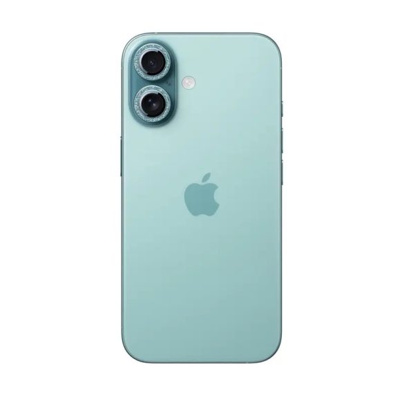 Joyroom JR-MSF0301 kamera lencse védő fólia zöld szegéllyel iPhone 16/16 Plus