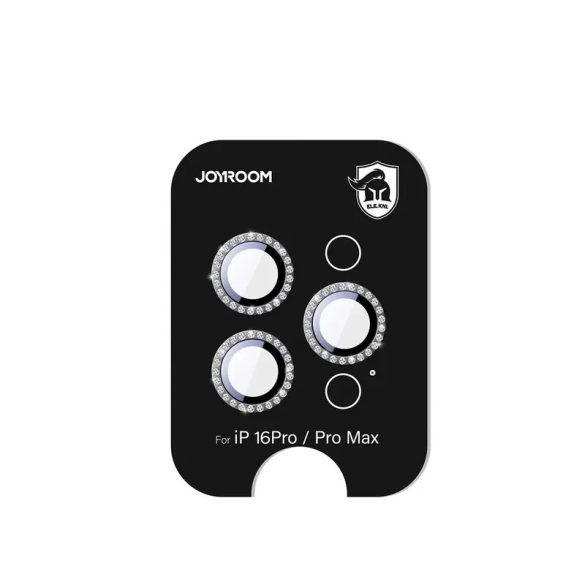 Joyroom JR-MSJ0307 kamera lencse védő fólia fekete szegéllyel iPhone 16 Pro/16 Pro Max