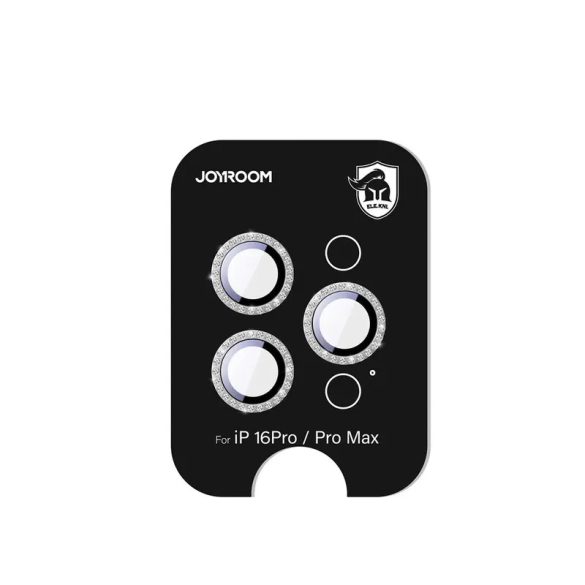 Joyroom JR-MSJ0308 kamera lencse védő fólia ezüst színű szegéllyel iPhone 16 Pro/16 Pro Max