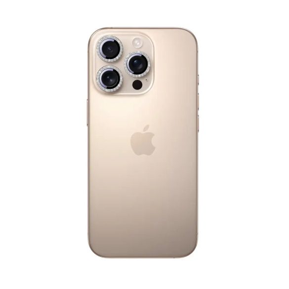 Joyroom JR-MSJ0309 kamera lencse védő fólia titánszürke szegéllyel iPhone 16 Pro/16 Pro Max