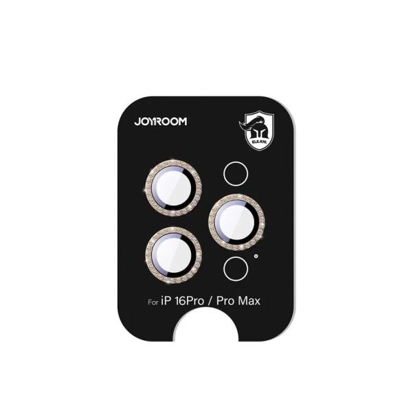 Joyroom JR-MSJ0310 kamera lencse védő fólia barna szegéllyel iPhone 16 Pro/16 Pro Max