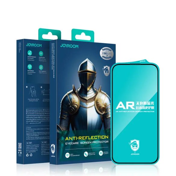 Joyroom JR-MAR0317 tükröződésmentes edzett üveg iPhone 15 Plus/16 Plus
