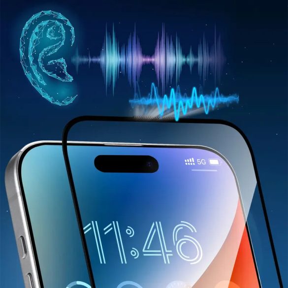 Joyroom JR-MAR0317 tükröződésmentes edzett üveg iPhone 15 Plus/16 Plus