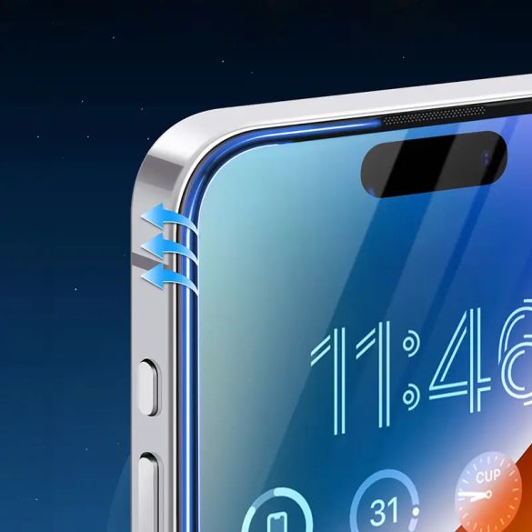 Joyroom JR-MAR0317 tükröződésmentes edzett üveg iPhone 15 Plus/16 Plus