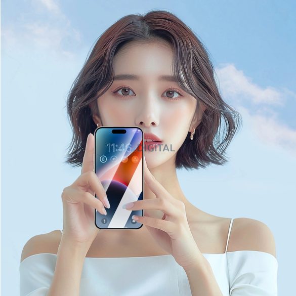 Joyroom JR-MAR0317 tükröződésmentes edzett üveg iPhone 15 Plus/16 Plus