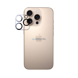   Joyroom JR-16LJ3 Gemstone Version kamera lencse védő fólia fekete szegéllyel iPhone 16 Pro/16 Pro Max