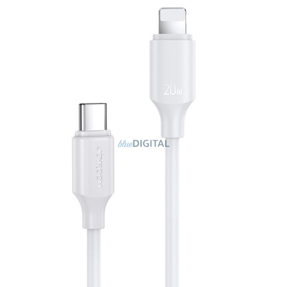 Joyroom kábel USB-C - Lightning 480Mb/s 20W 0.25m fehér (S-CL020A9)