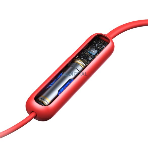 Joyroom JR-DS1 vezeték nélküli sport fejhallgató - piros