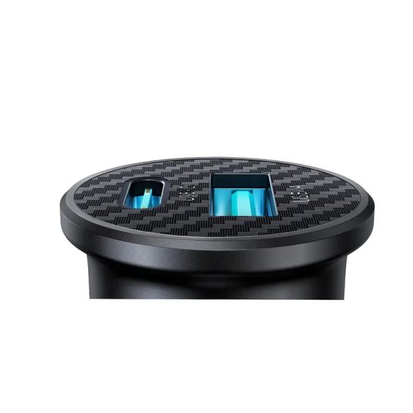 Joyroom JR-CCN16 autós töltő 1xUSB-A és 1xUSB-C csatlakozással 15W - fekete