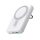 Vezeték nélküli power bank 10000mAh Joyroom JR-W050 20W MagSafe gyűrű és állvány - fehér Vezeték nélküli power bank 10000mAh Joyroom JR-W050 20W MagSafe gyűrű és állvány - fehér