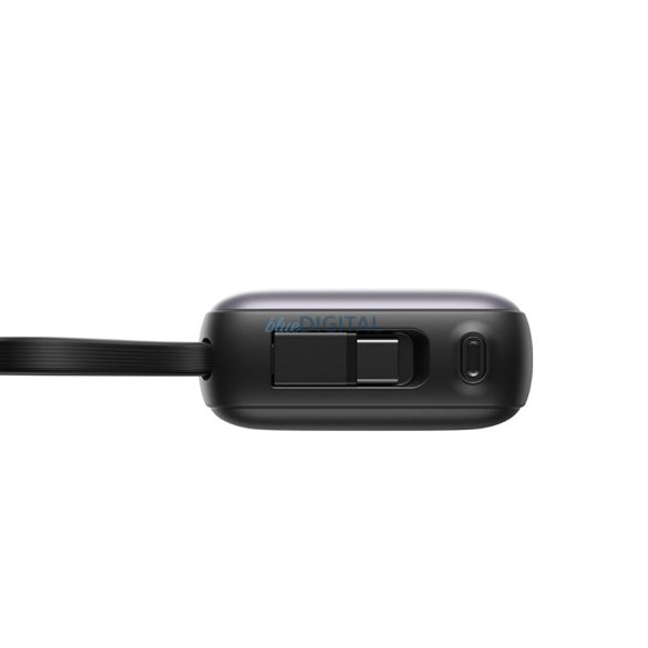 Joyroom JR-PBF27 10000mAh 22.5W Powerbank beépített USB-C és Lightning kábelekkel - fekete