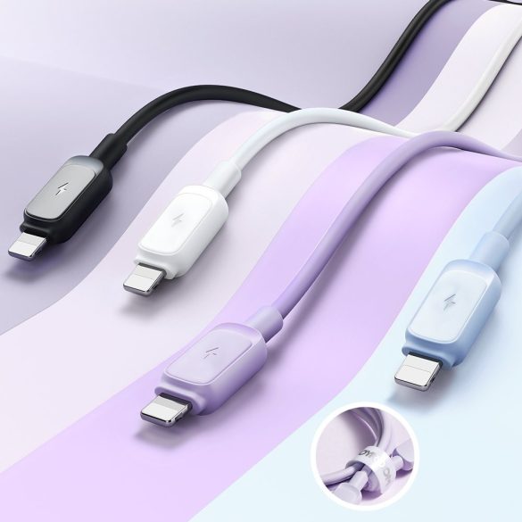 Lightning - USB 2.4A kábel 1.2m Joyroom S-AL012A14 - fekete