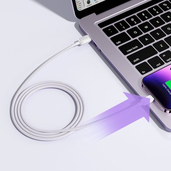 Lightning - USB 2.4A kábel 1.2m Joyroom S-AL012A14 - fehér