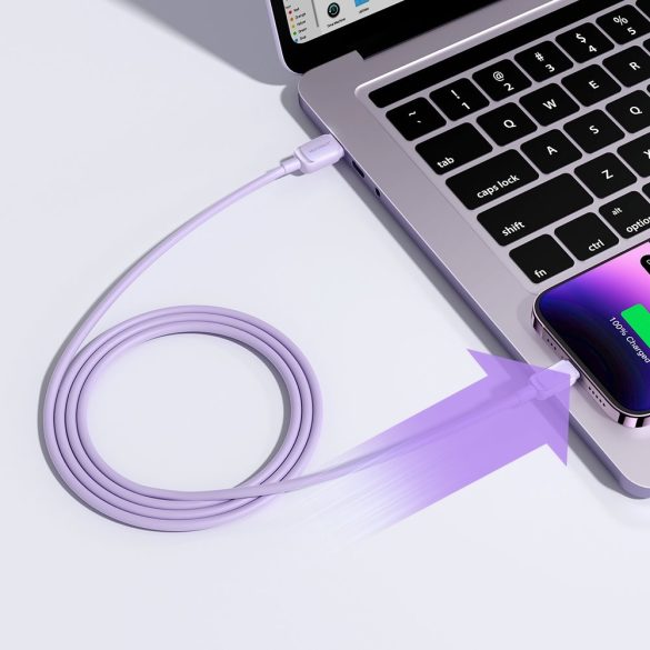 Lightning - USB 2.4A kábel 1.2m Joyroom S-AL012A14 - lila