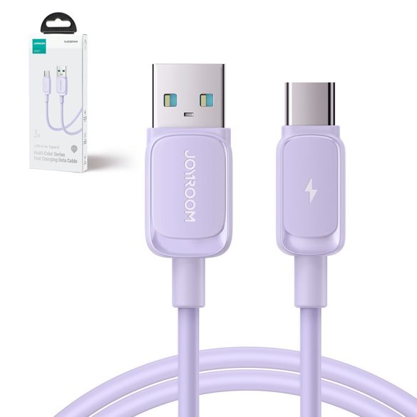 USB kábel - USB C 3A 1,2m Joyroom S-AC027A14 - lila