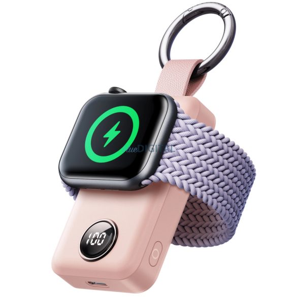 Joyroom vezeték nélküli powerbank 2000mAh 3W Apple Watch rózsaszín (JR-WQW01)