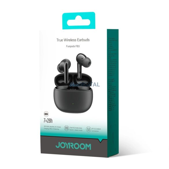 Joyroom JR-FB1 Funpods Series TWS Bluetooth 5.3 vezeték nélküli fejhallgató - fekete