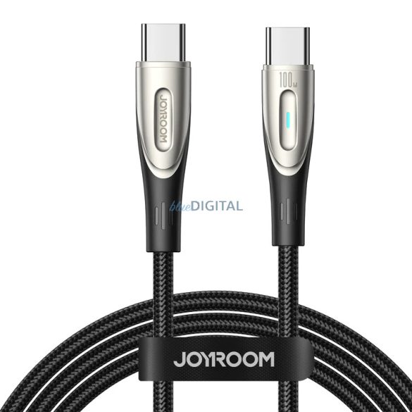Joyroom Pioneer Series SA31-CC5 USB-C / USB-C kábel 240W 1.2m - fekete