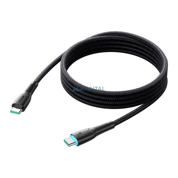Joyroom Starry Series SA32-CC3 USB-C / USB-C kábel 60W 1m - fekete