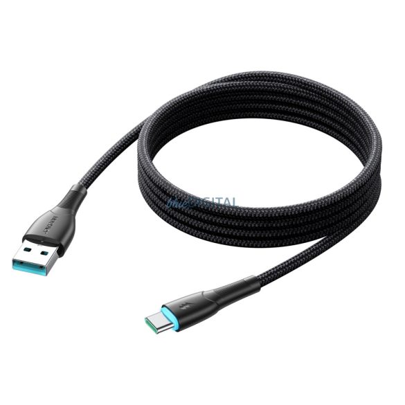 Joyroom Starry Series SA32-AC3 3A USB-A / USB-C kábel 1m - fekete