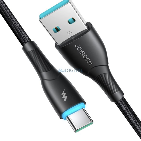 Joyroom Starry Series SA32-AC3 3A USB-A / USB-C kábel 1m - fekete